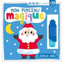 Mon livre d'activités : mon pinceau magique, joyeux noël : livre accordéon