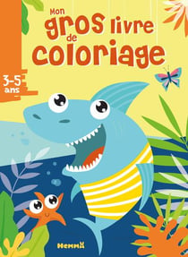 Mon gros livre de coloriage (requin)