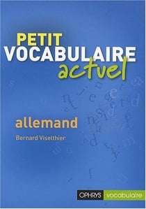 Petit vocabulaire actuel : allemand