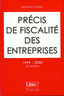 Precis de fiscalite des entreprises 1999-2000