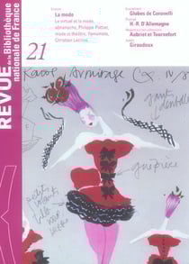 REVUE BNF Tome 21 : Revue de la BNF 21. La Mode