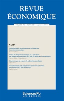 Revue economique t73-1