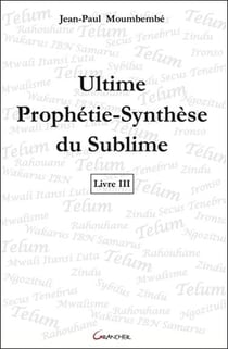 Ultime prophétie-synthèse du sublime t.3