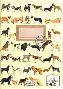 Mon carnet de notes - les chiens