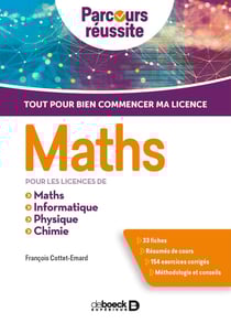 Maths - pour les licences de maths, informatique, physique, chimie