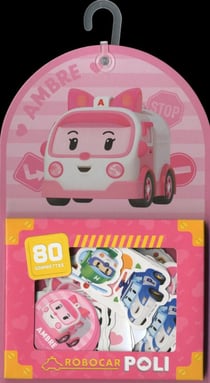 Robocar Poli : 80 gommettes - Ambre