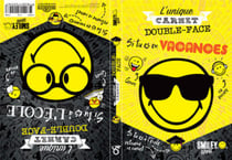 L'unique carnet double-face - si tu es en vacances, si tu es à l'école