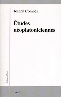 Études néoplatoniciennes