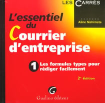 Formules types du courrier d'entreprise (les)
