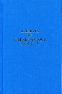 Archives de Pierre Laroque 1907-1997
