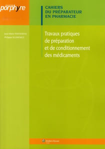 Travaux pratique de preparation et de conditionnement des medicaments
