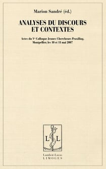 Analyses du discours et contextes