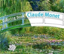 Coloring book claude monet