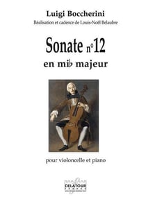 Sonate n°12 en mib majeur pour violoncelle et piano