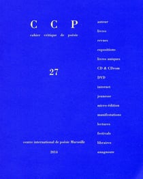 Cahier critique de poésie n.27 : Danielle Mémoire