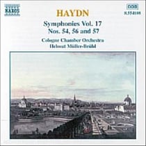 Symphonies N 54, 56 Et 57