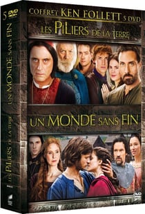 Coffret Ken Follett 5DVD - Les piliers de la terre + Un monde sans fin