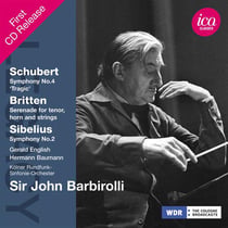 Schubert - Britten - Sibelius : Oeuvres pour orchestre