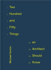 250 things an architect should know
