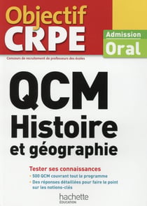 Objectif crpe - histoire et géographie - qcm