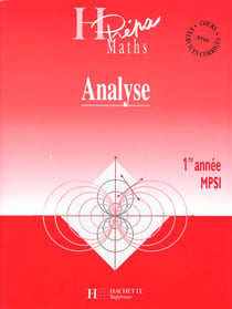 Analyse mpsi premiere annee