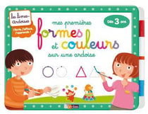Les livres-ardoises : mes premières formes et couleurs sur une ardoise