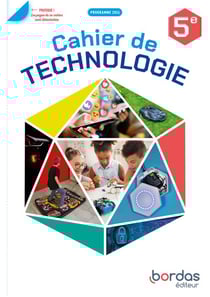 Cahier de Technologie 5e 2024 élève