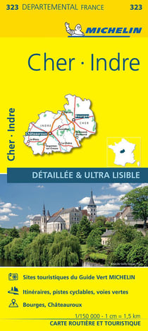 Cartes départementales n.323 : Cher, Indre
