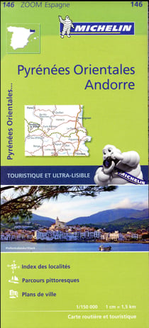 Cartes Zoom n.146 : Pyrénées orientales - Andorre