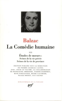 La comédie humaine Tome 3