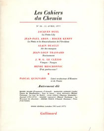 Les Cahiers du Chemin