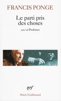 Le parti pris des choses - proêmes - douze petits écrits