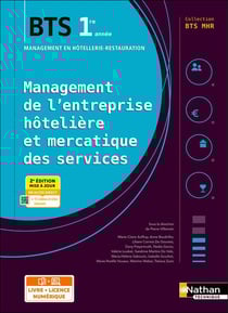 BTS MHR : Management de l'entreprise Hôtelière et Mercatique des service BTS 1re année BTS MHR - 2024 - Pochette - élève - + iManuel