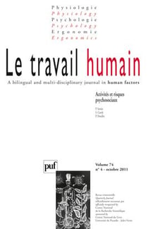 Revue Le travail humain n.74/4 (édition 2011)