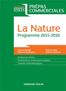 Prépas commerciales - thème de culture générale (édition 2015/2016)
