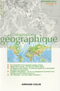L'information géographique - Vol. 79 (3/2015) Varia