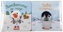 Bonhomme de neige, bébé pingouin - coffret hiver