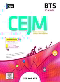 Culture économique, juridique et managériale (CEJM) : 1re année BTS - Pochette de l'élève (édition 2024)