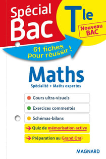 Fiches spécial bac : fiches maths + maths experts - terminale bac (édition 2021)