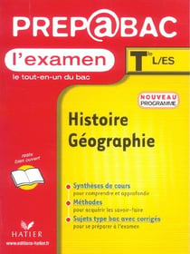 Histoire/geographie terminale l/es (edition 2004)