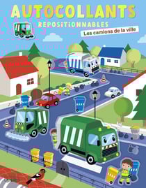 Mes autocollants repositionnables - Camions de ville