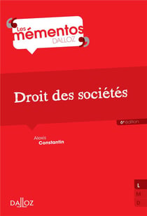 Droit des sociétés (6e édition)