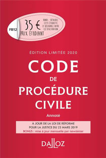 Code de procédure civile (édition 2020)