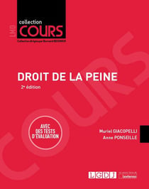 Droit de la peine : Avec des tests d'évaluation (2e édition)