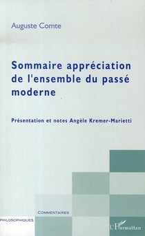 Sommaire appréciation de l'ensemble du passé moderne
