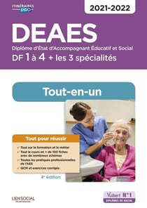 DEAES - domaines de formation 1 a 4 - préparation complète pour réussir (édition 2021)