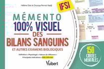 Mémento 100% visuel des bilans sanguins et autres examens biologiques IFSI : 150 fiches colorées pour mémoriser facilement les examens biologiques au programme des études
