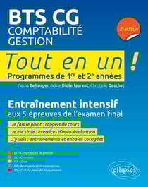 Tout-en-un BTS : BTS comptabilité gestion - programme 1re et 2e années