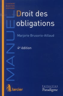 Droit des obligations,4eme edition