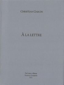 A la lettre